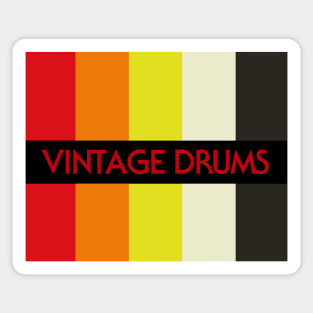 TR-808 STRIPES & FONT #7 Sticker